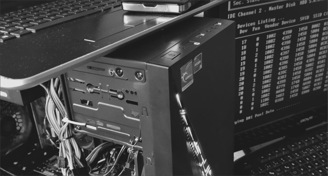 PC-Diagnose am Schreibtisch